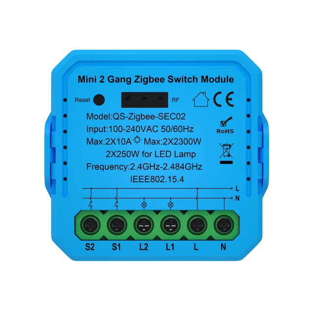Zigbee 2 gang