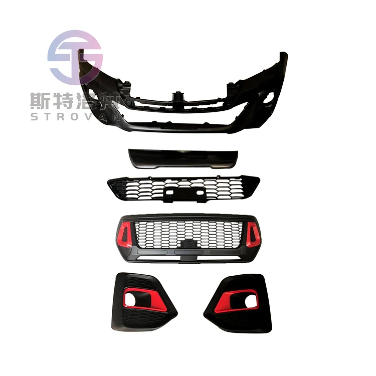 

Auto Car Front Bumper Grille Wide Facelift Conversion Body Kit for Revo Rocco