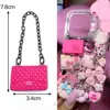 2Pcs Y2K Kawaii Bling Full Diamond Parfum Bottle Brand Bag  Junk Phone Case Ipadcase Decoration Charms Diy Crafts 1