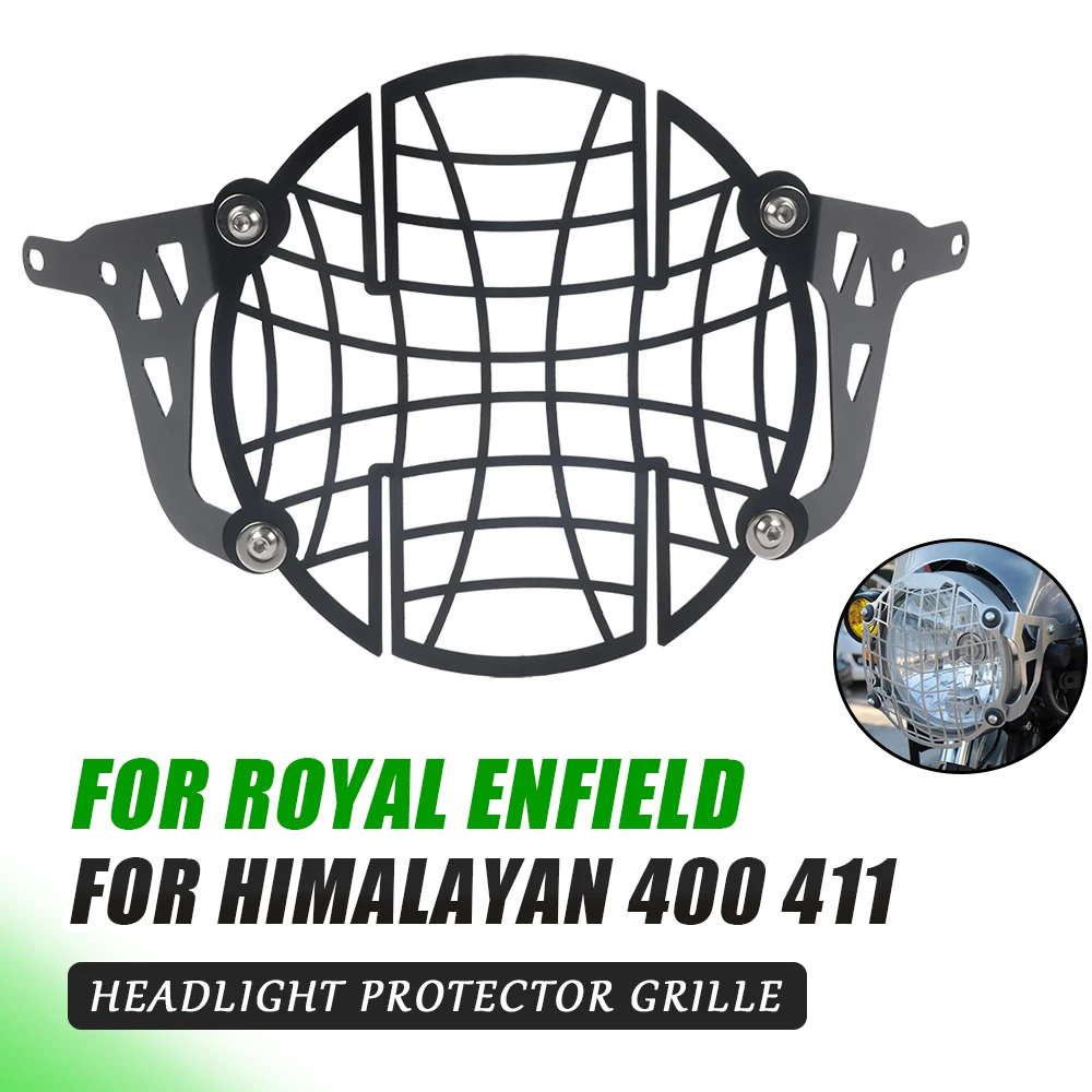 

Motorcycle Accessories Headlight Protector Grill Light Cover Grille Guard For Royal Enfield Himalayan 400 Himalayan 411 2020