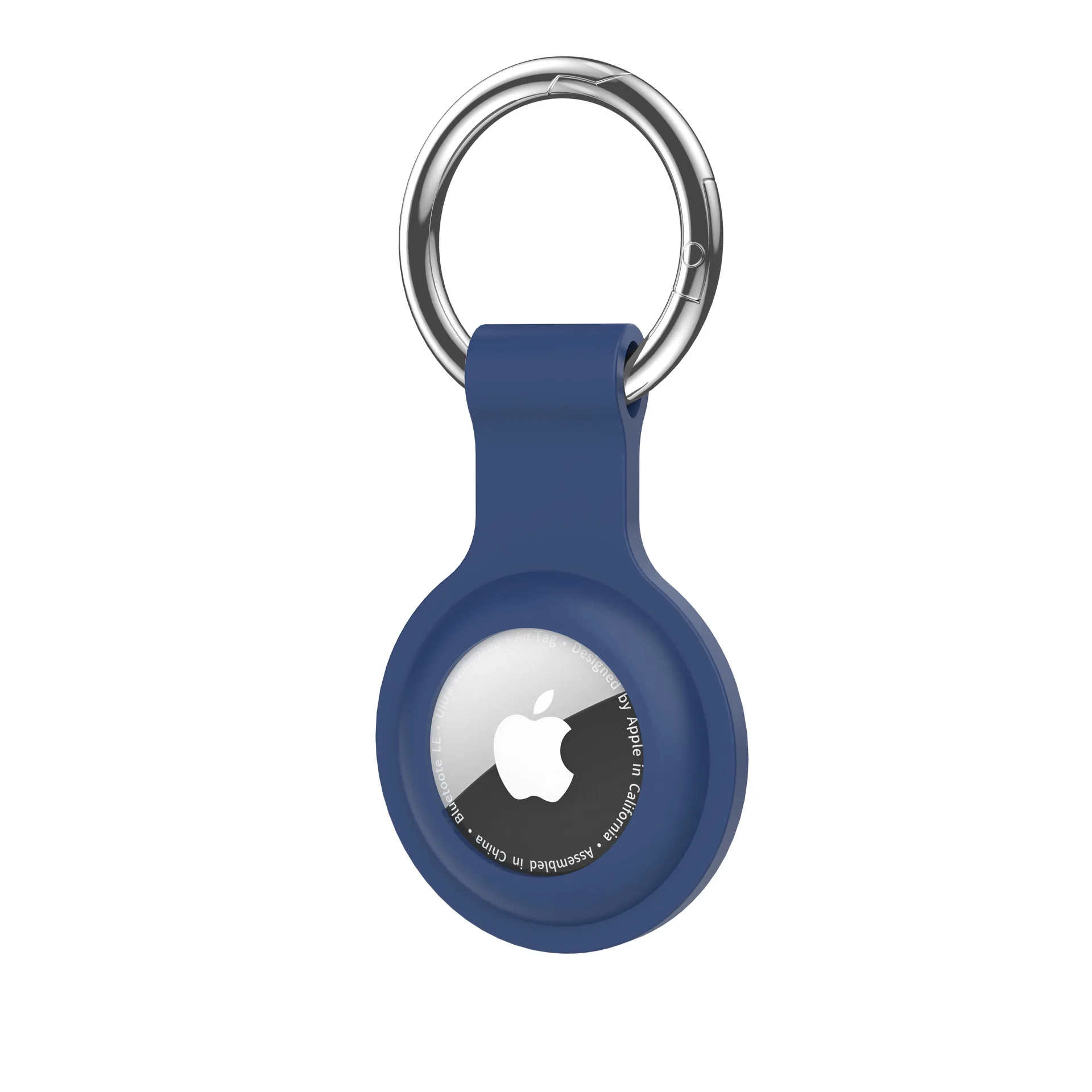 Silicone Protective Keychain Cover for AirTag - Anti-Loss Pendant Accessory