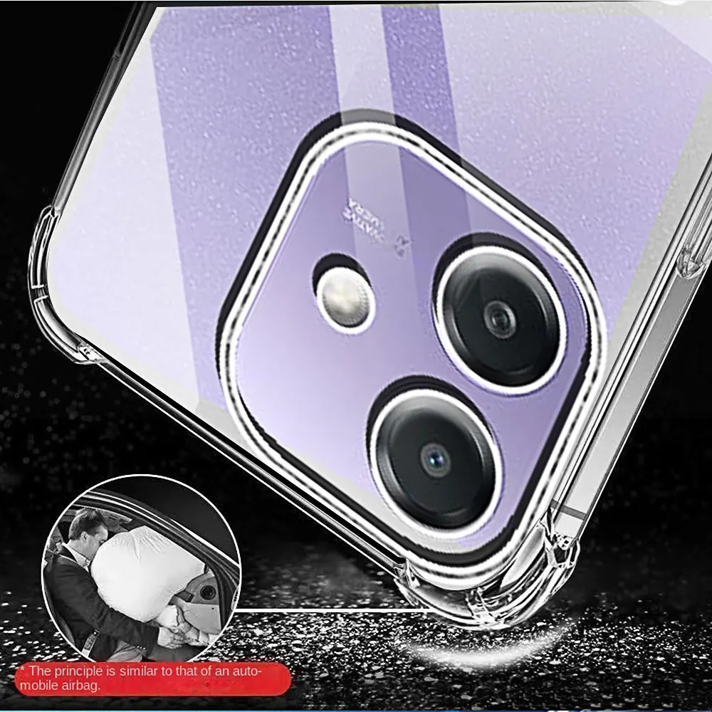 Luxury Clear Phone Case - Transparent Soft Shockproof Full Cover
