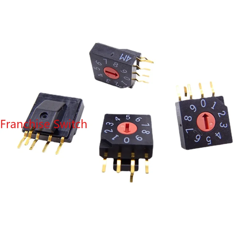 

5PCS SC-2031 8421 Encoding Switch 4:1 Side 10-bit /0-9 Rotary Encoder