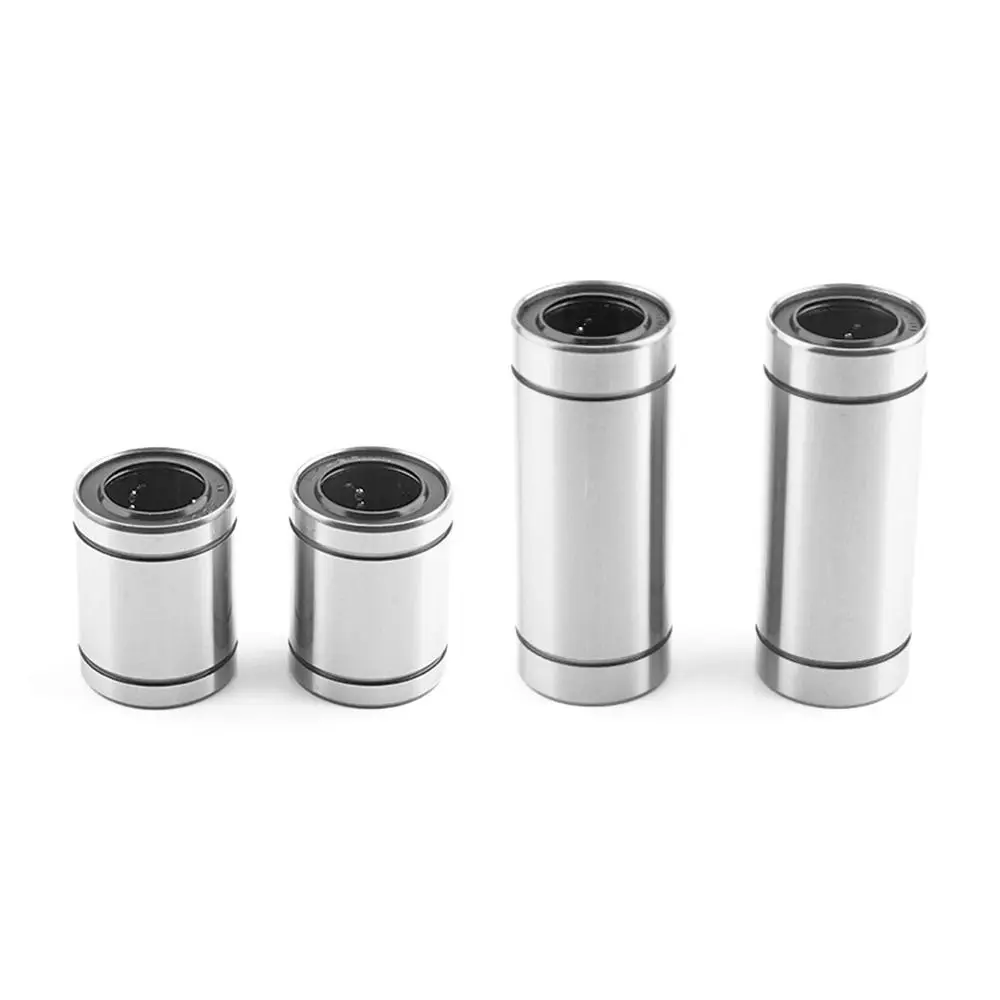 Ball Bearings Metal Shielded Ball Bearings Linear Bearing LM3UU LM4UU LM5UU LM6UU LM8UU LM10UU LM12UU LM16UU LM20UU Linear Ball Bearings Part Bush Bushing Nickel Plated Chrome Steel Rods