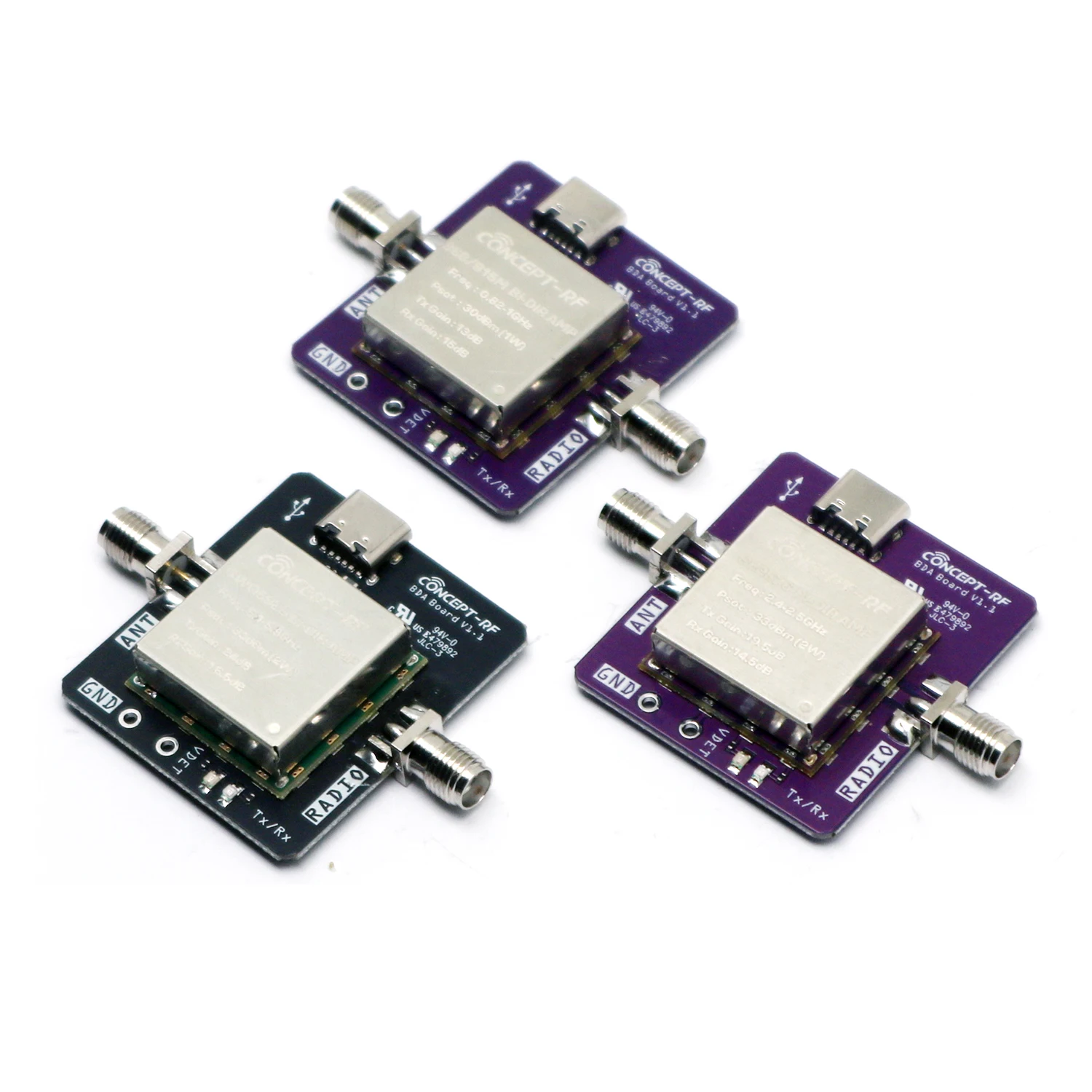 868M 915M 2.4G 5.8G Two-Way Amplifier 2W RF POWER AMP SMA Receiver  transmitter Signal LORA Helium Miner WiFi Drone Image Trans - AliExpress