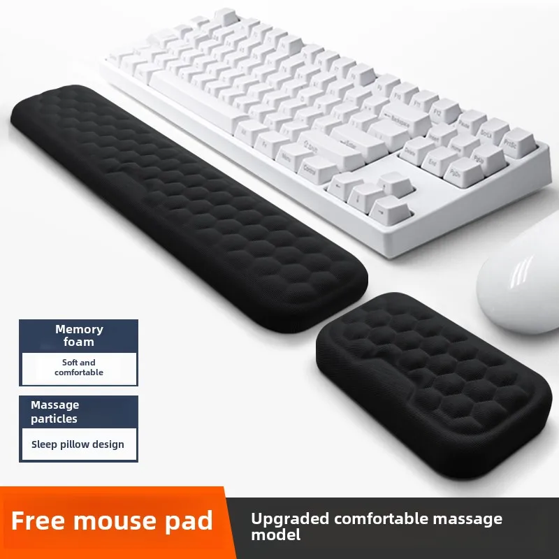 Mouse Pad Keyboard mouse wrist rest ergonomic office typing protect relax wrist memory foam computer notebook pad