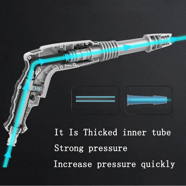 Új Kerti Vízpisztoly Tömlő Fúvóka -Öntöző Spray Multifunkcionális Hab Edény Autó Mosószerkesztőkészülékek Hidrolavadora - Image 4