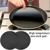 2Pcs Reuseable Non-stick Pan Fry Liner Sheet Cooking Oil Sheet Pad Teflon-coated Fiberglass Cloth Kitchen Tool Frying Pan Pad 3