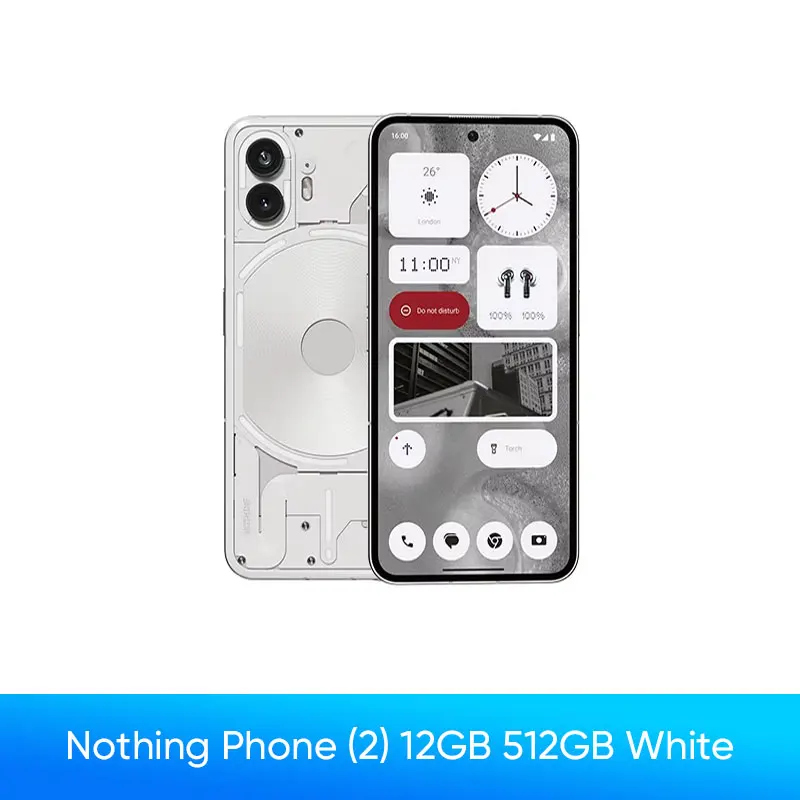 100% Original Nothing Phone 2 Global Version 6.7” Flexible 100% Original Nothing Phone 2 Global Version 6.7” Flexible