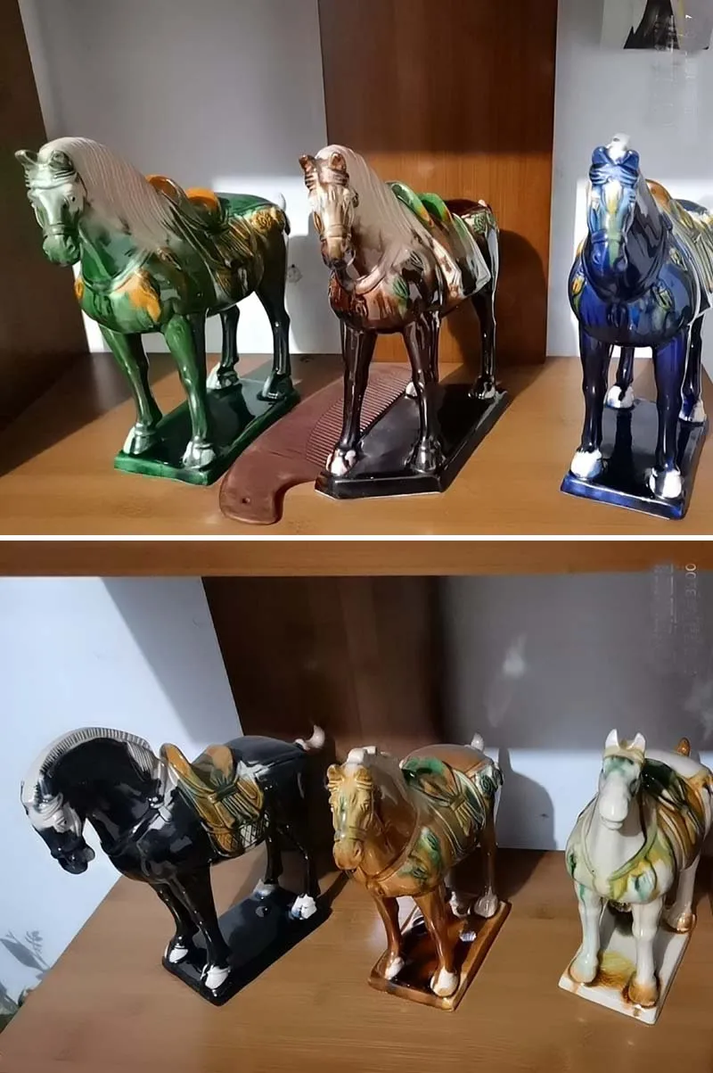 中国唐時代三彩馬像 唐三彩 馬 - 京都国立博物館 館蔵品データベース