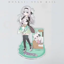 Honkai: Star Rail Blade & Kafka Acrylic Figure Stand - Cat-Themed Desk Decor Ornament (Firefly)