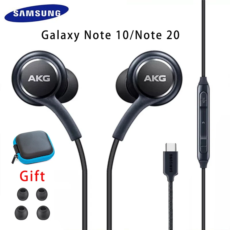 Оригинальные наушники Samsung AKG наушники-вкладыши типа C проводные с микрофоном для