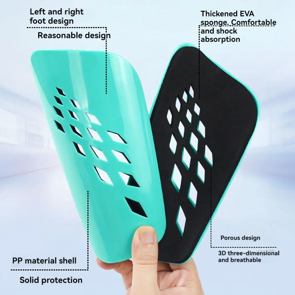 Soccer Shin Guards Football Protectors Pads Adult Kids Shinguards Light Sock Insert Board Training Legging