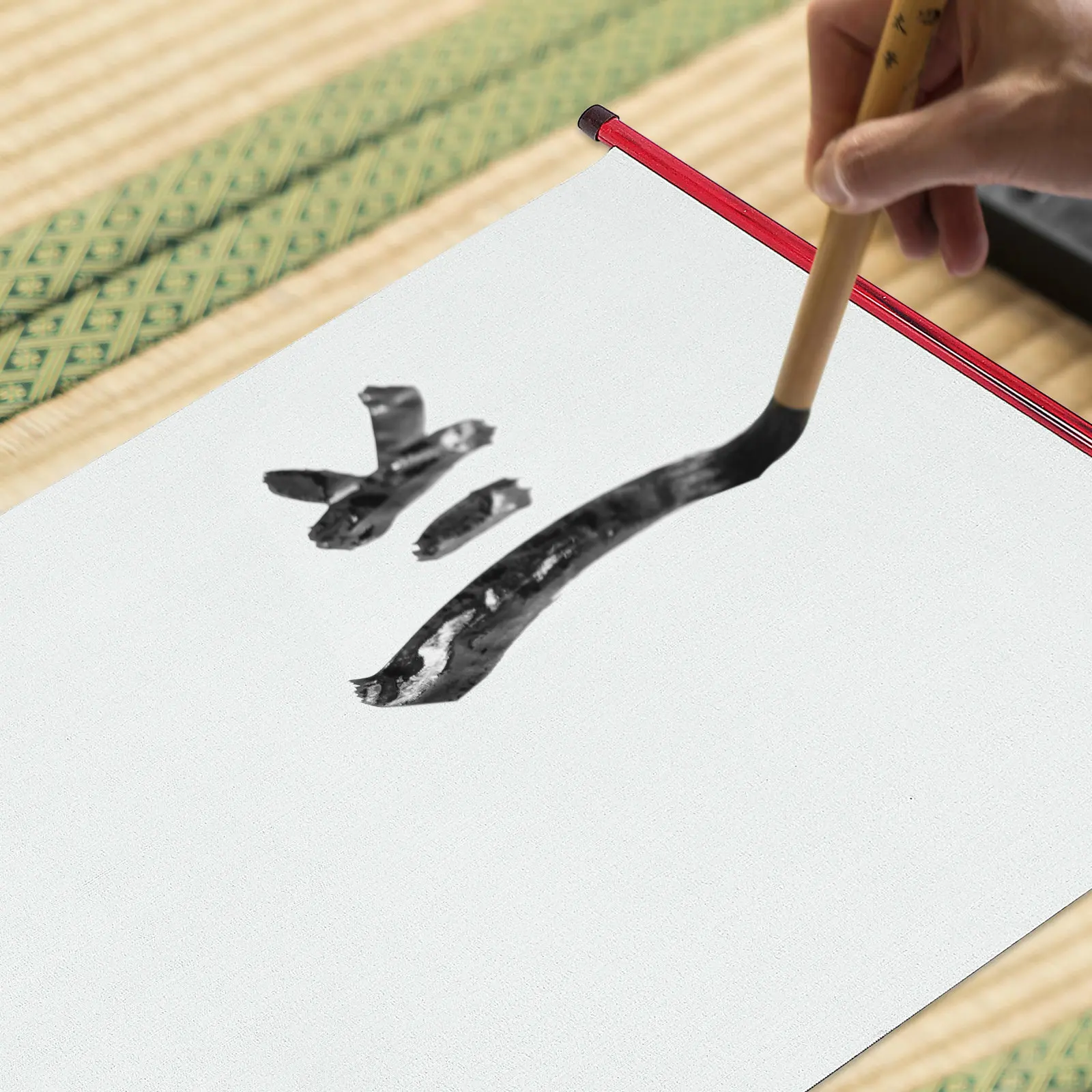 물로 쓰는 천 스크롤, 서예 연습용 빈 스크롤, 중국화 재사용 가능 친환경 휴대용 예술 작품