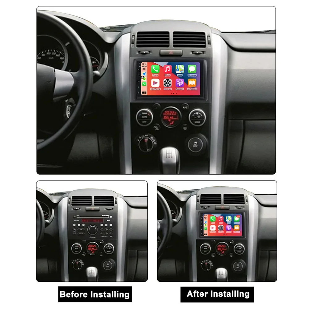 2din Car radio Android 16 For Suzuki Grand Vitara 3 2005-2010 2011-2015 Car Radio Multimedia Player GPS Carplay Androidauto WIFI car radio