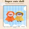 Cute Raincoat Fats Sharks Doll Keyrings Stylish Backpack Keyrings Pendant For Key Handbag Decor 3