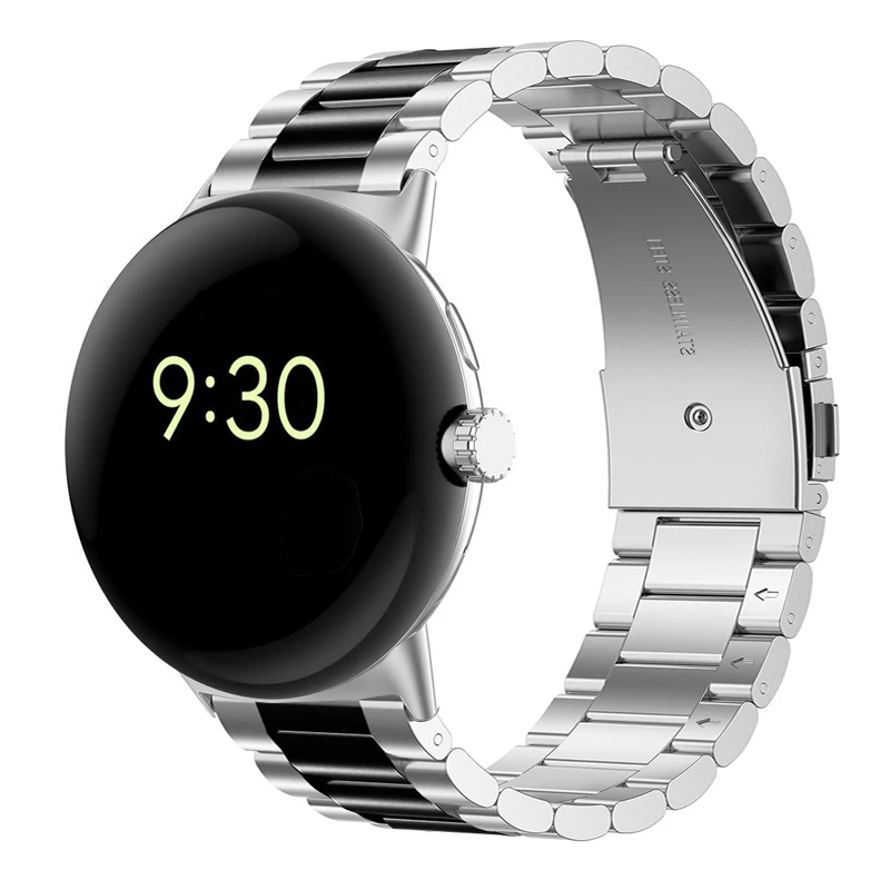 Elegant Stainless Steel Strap for Pixel Watch - Premium Metal Band Replacement