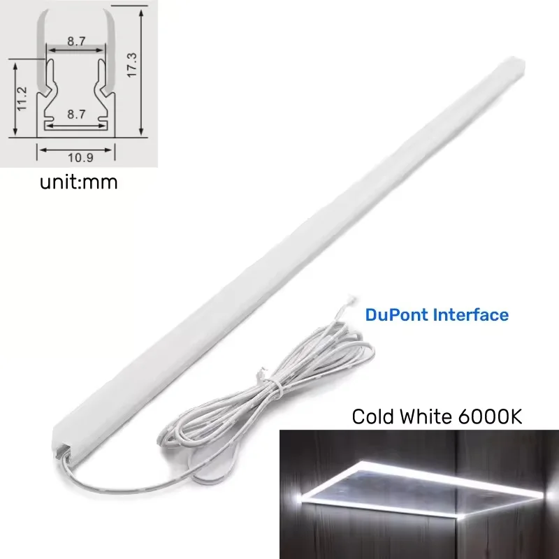 ตัวเลือกสินค้า ไฟเส้น LED โปรไฟล์อลูมิเนียม สำหรับตกแต่งตู้โชว์ บาร์ และพื้นที่ภายในบ้าน