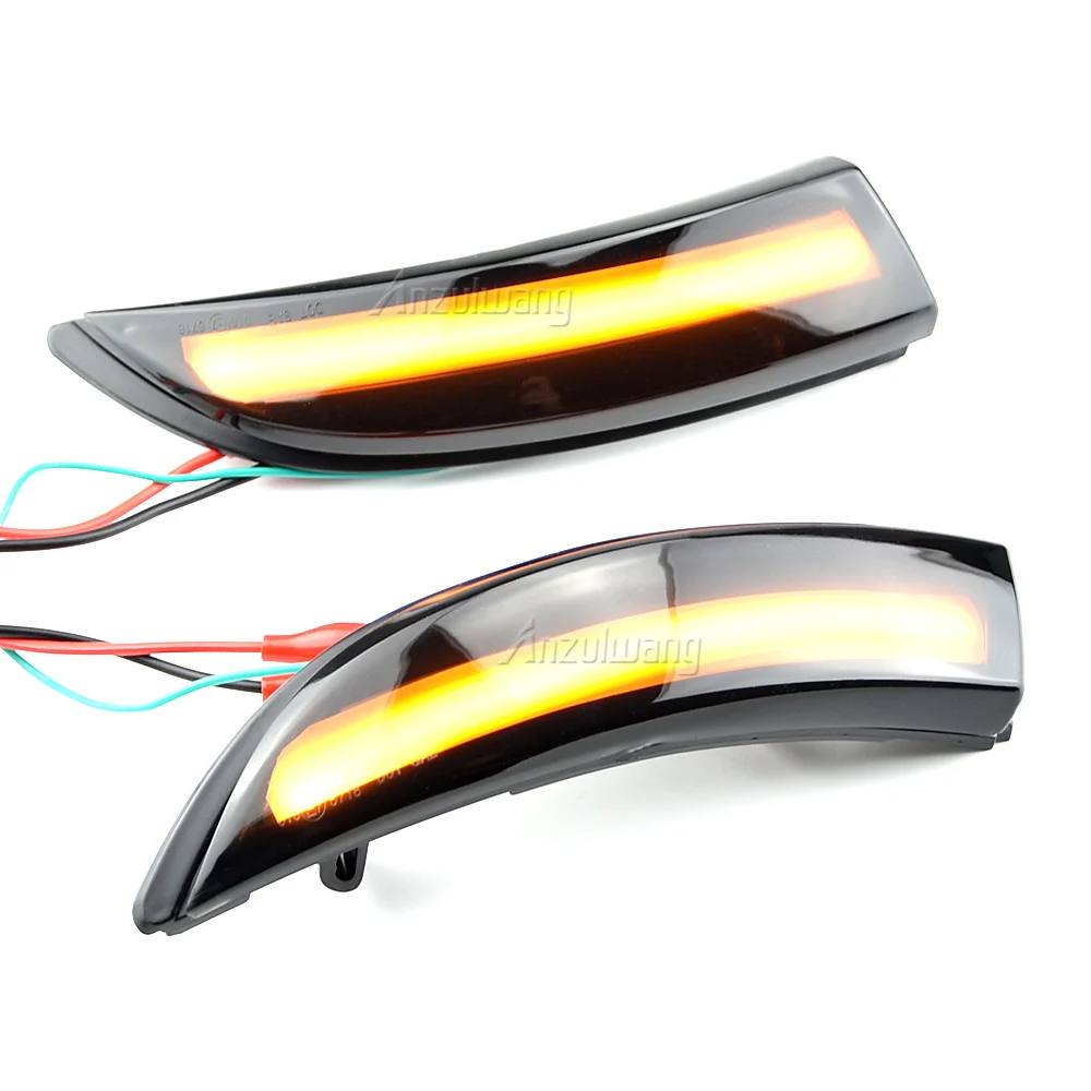 Indicatori direzione per Ford per Fiesta MK6 VI/UK MK7 2008-17 per B-Max 2012-17 LED Dinamica Indicatore Direzione Specchietto Laterale Sequenziale Lampada Lampeggiante Luce Segnalazione direzione