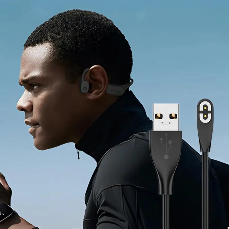 For Shokz AS800 S803 S810 OpenComm OpenRun AfterShokz Aeropex OpenRun Pro Mini Bone Conduction Headphones Magnetic Charing Cable