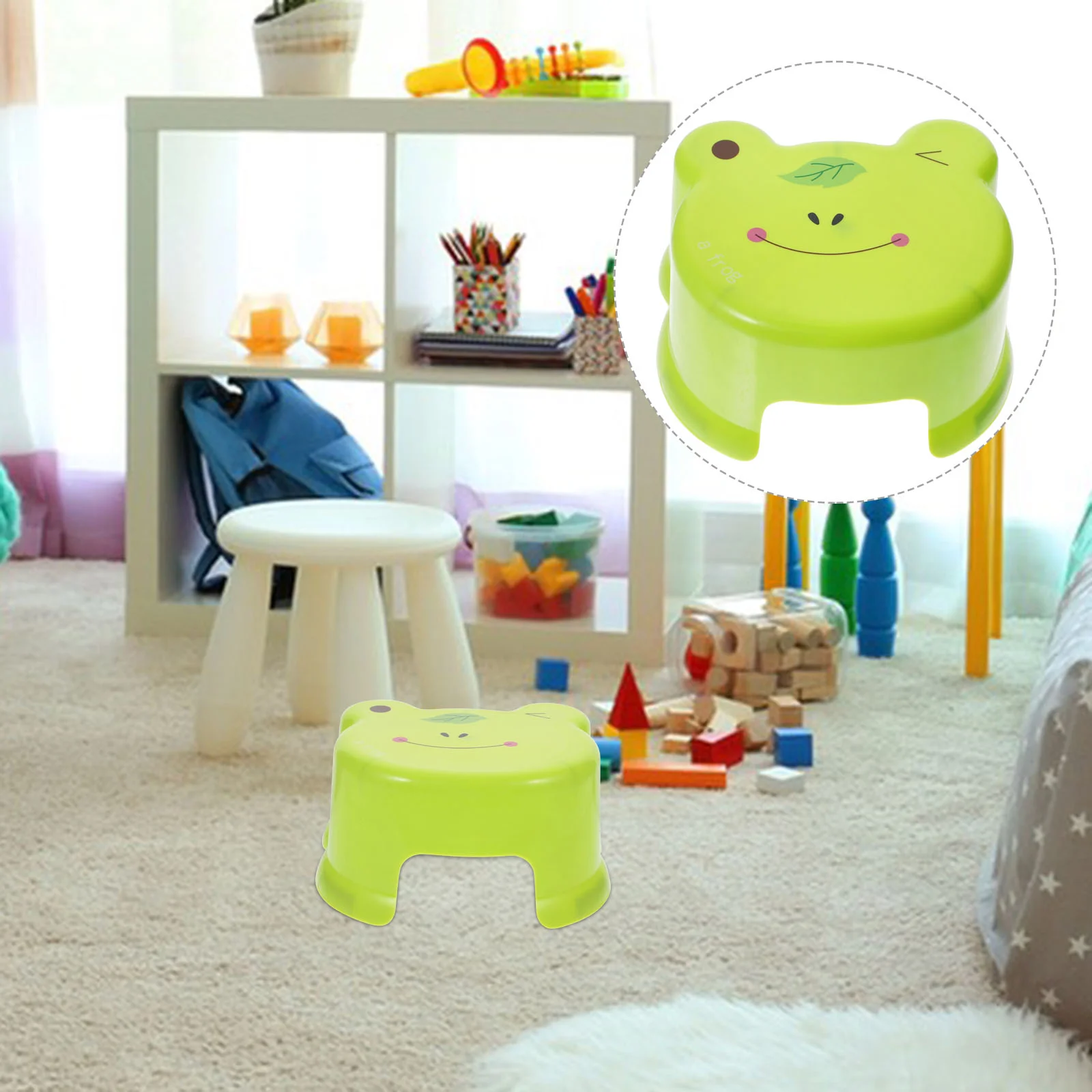 Chairs StepbathroomChairss Shower Kids Chair Squatting Foot Bedside Toilet Children Ladder Kindergarten Bed Portable