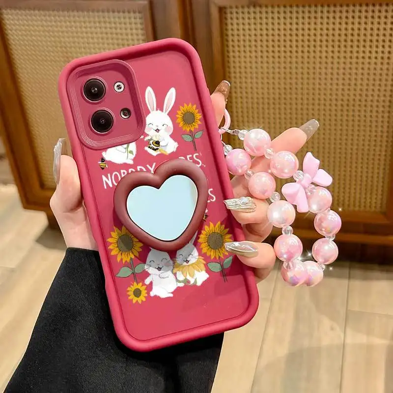 Chic Sunflower Phone Case Set with Lanyard and Stand - 3 Piece Bundle