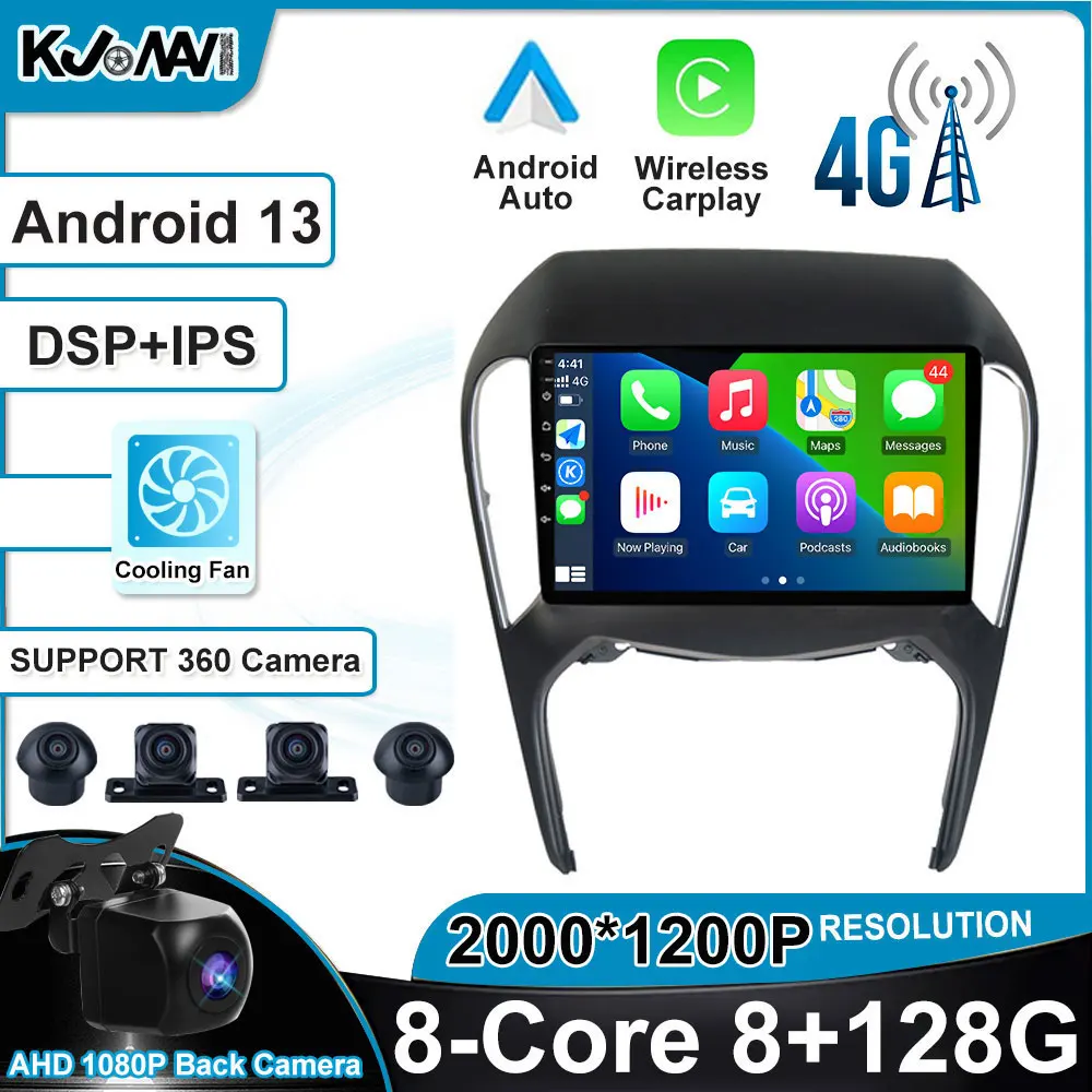 

Android 13 Car Radio Stereo Multimedia Player Carplay Auto WIFI GPS Navigation No DVD For Chery Arrizo 5 2016-2019