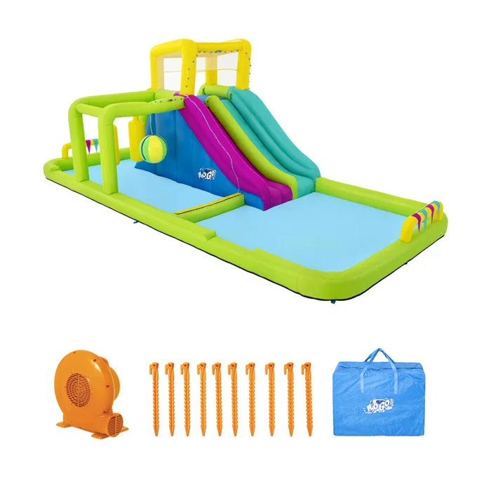 Inflatable Bouncy Castle Jumping Bounce House Trampoline Swimming Pool with Large Slide Inflables Bouncer Naughty Park for Kids inflatable bouncy castle jumping bounce house trampoline swimming pool with large slide inflables bouncer naughty park for kids