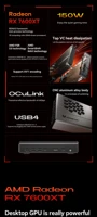 XG76XT Graphics Card AMD Radeon RX 7600XT External GPU Docking Station Oculink USB4 for Ultimate Performance eGPU Dock 2