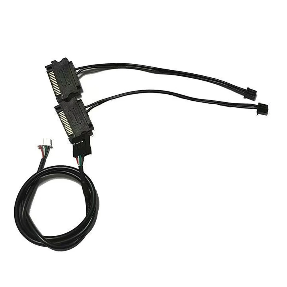 5V 3PIN ARGB Controller 8 Way Addressable ARGB Splitter Support SignalRGB OpenRGB SATA Power for Extended Motherboard Interface