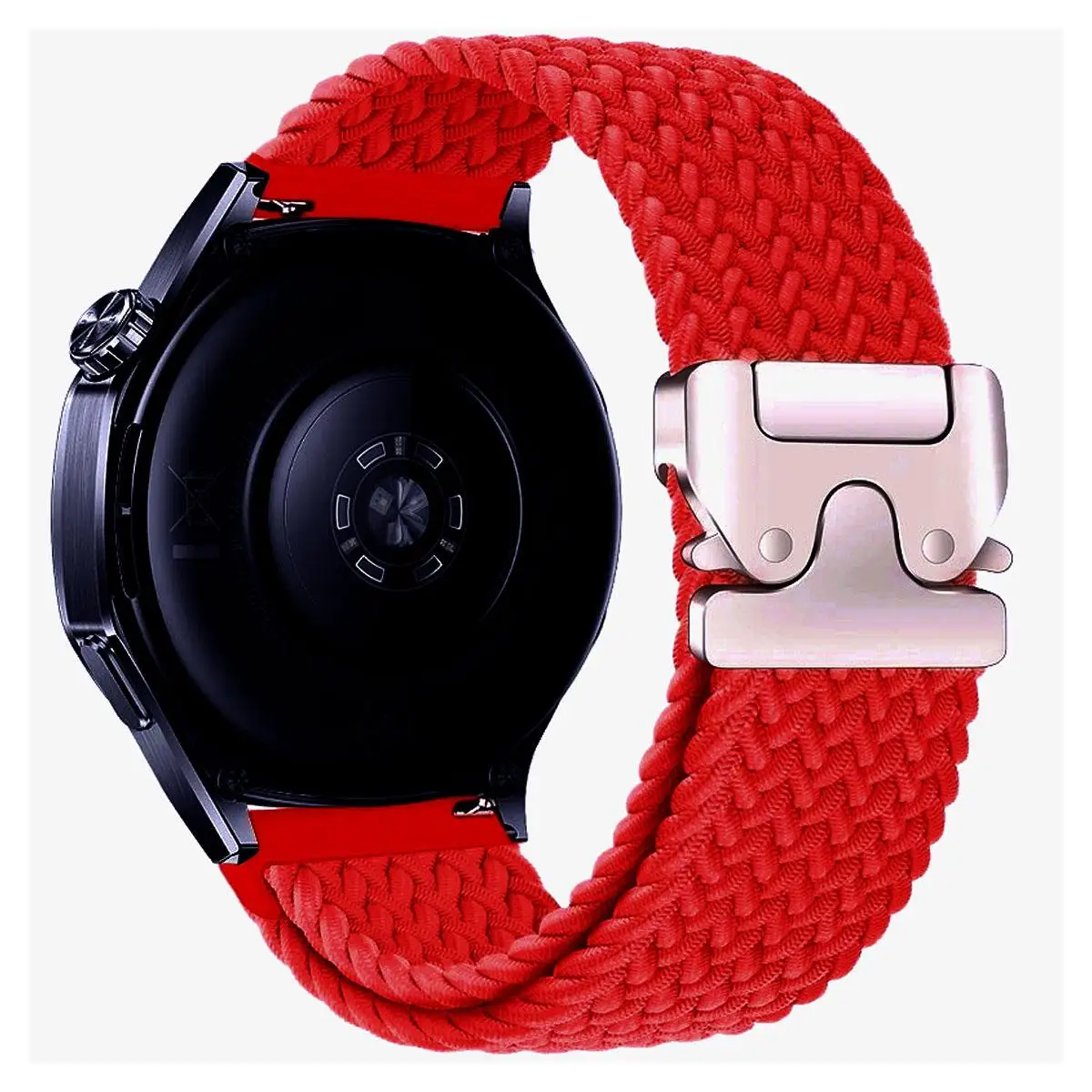Nylon Braided Loop Strap with Parachute Buckle Bracelet Band