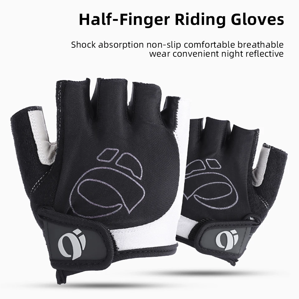 Bicycle gloves bicycle half finger sports gloves Anti slip shock-absorbing gymnastics training bicycle Bicycle equipment