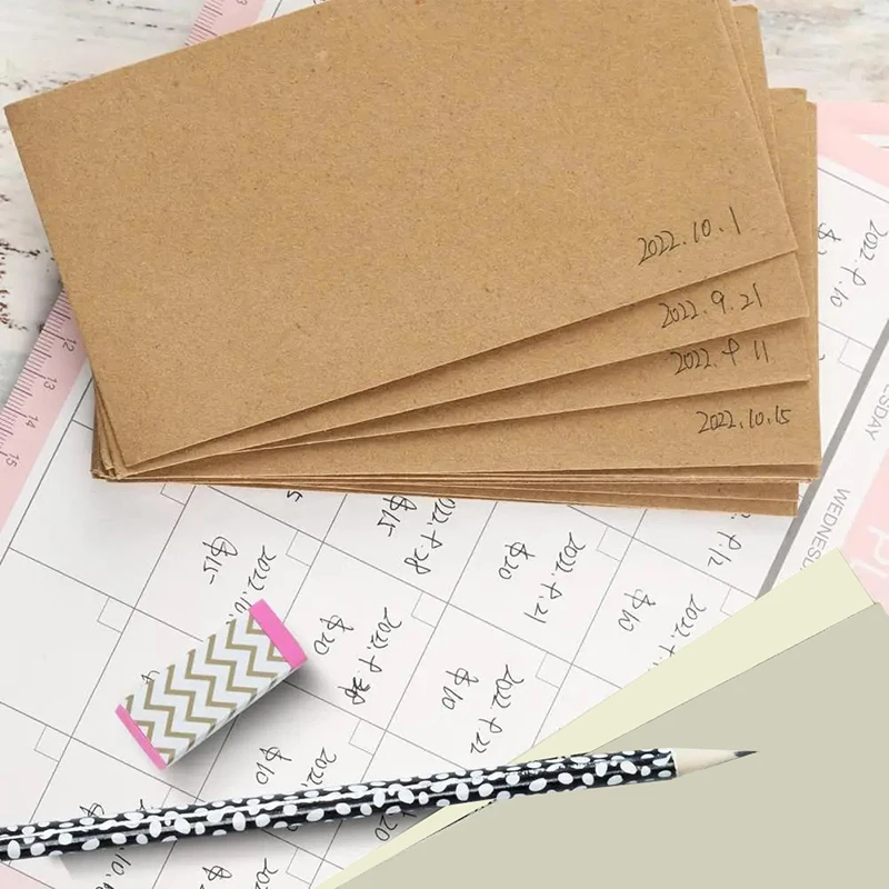 50Pcs Cash Envelopes Money Container Ultra-Thin DIY Coin Storage Envelopes Cash Storage Bags Kraft Paper Coin Pouches