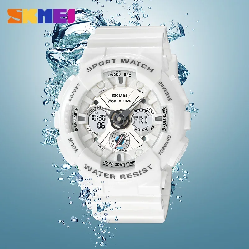 SKMEI 2118 Luxury Shockproof Countdown LED Display Mens Wristwatches Sport Waterproof Digital Watch for Men Relojes Para Hombre 3