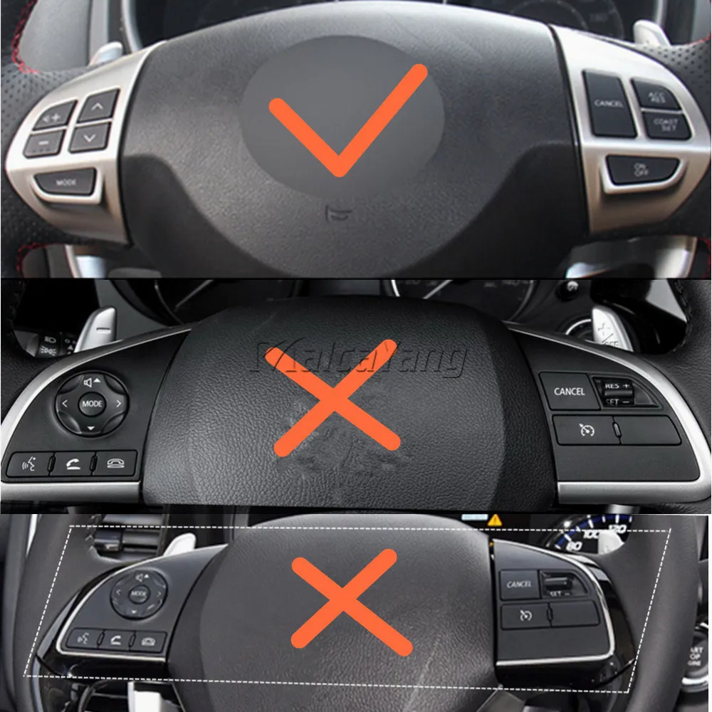 Boutons de style de voiture pour Mitsubishi Asx Multi-fonction Autoradio  Volume Commutateur de commande au volant avec câbles