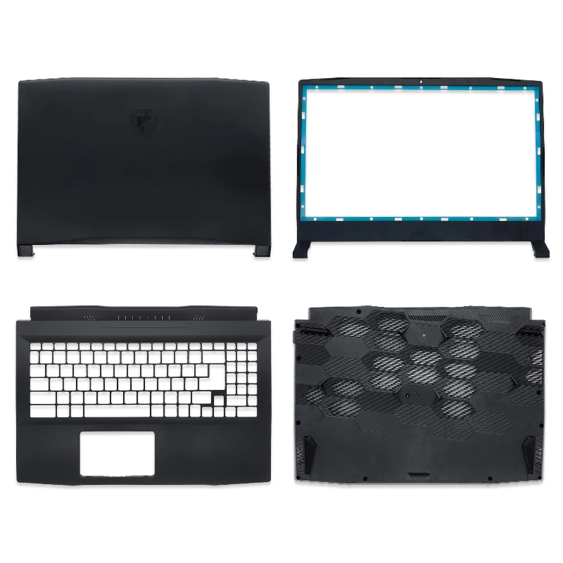 

Новый чехол для ноутбука MSI GF66 MS-1581 1582 Katana GF66 Series, задняя крышка с ЖК-дисплеем/передняя панель/Упор для рук/Нижняя крышка, черный, 15,6 дюйма