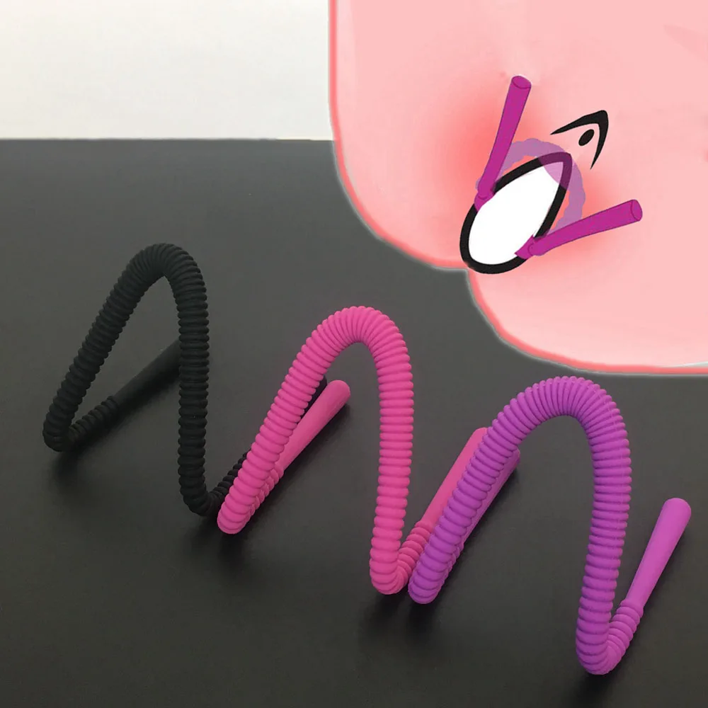 Sex Toys Labia Clamps Pussy Spreader Silicone G-spot Clitoris Stimulation Oral Sex Vagina Speculum BDSM Bondage