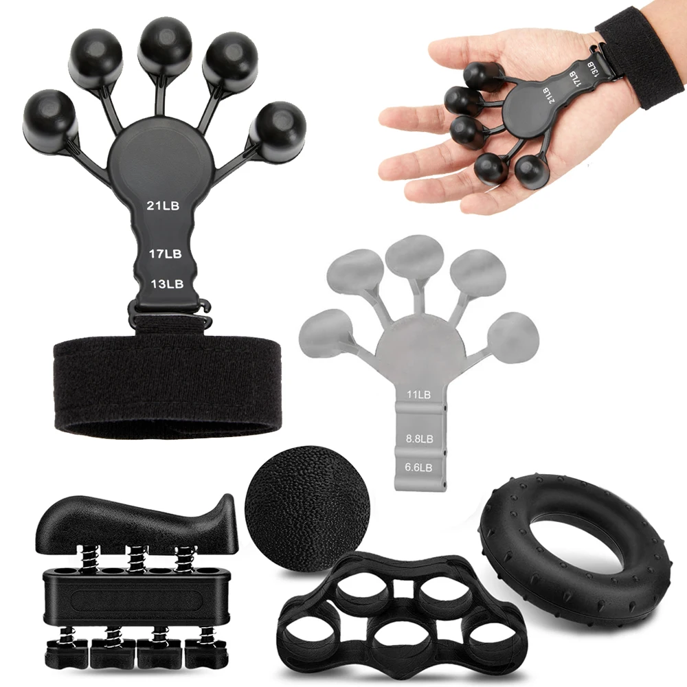 Finger Gripper 6 Resistant Finger Exerciser Patients Hand Recovery