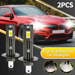 Ultra Bright 70W H1 LED Bulb - 6000K Plug & Play Automobile Headlight and Fog Lamp - H1 (2PCS H1 White Light)