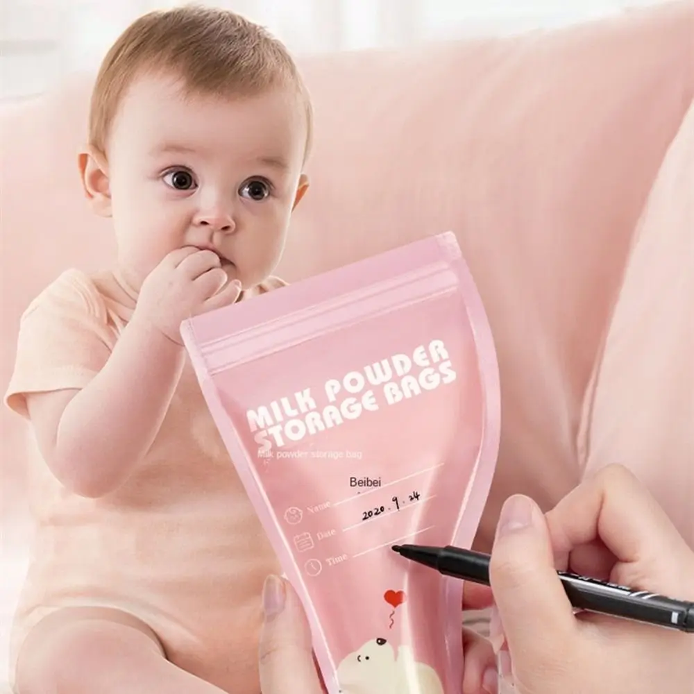 30PCS/Set Disposable Milkpowder Pouches Leakproof Sealed Portable Baby Food Storage Bags Feeding Milk Powder Holder baby food storage containers food pouch