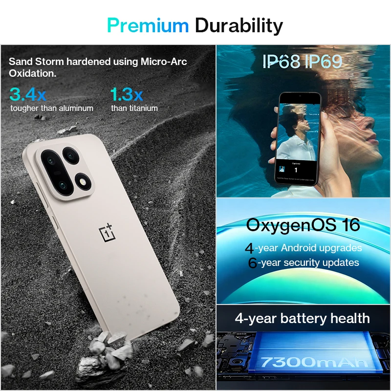 ワールドプレミア OnePlus 15 グローバル版スマートフォン Snapdragon