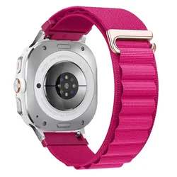 Alpine Nylon Strap - Premium Wristband Accessory for Galaxy Watch Ultra (Rouge red)