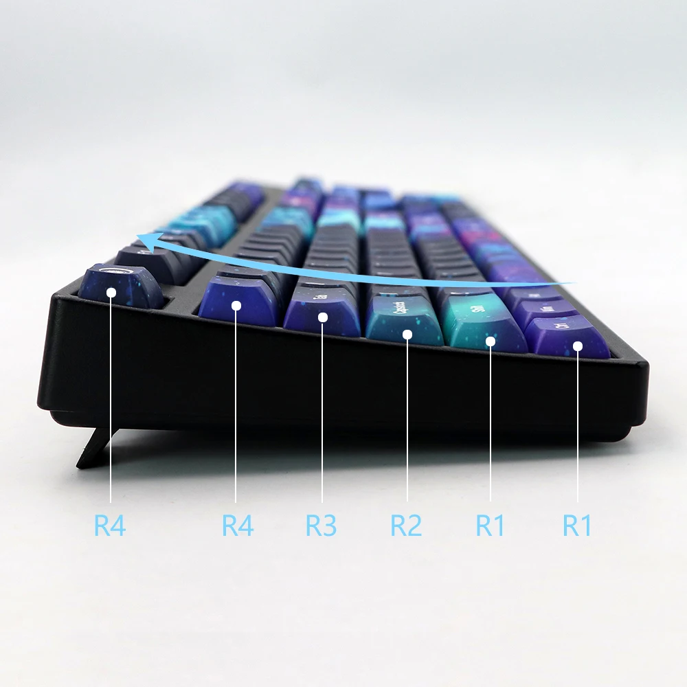 switch 1.75u deslocamento 7u barra de espaço