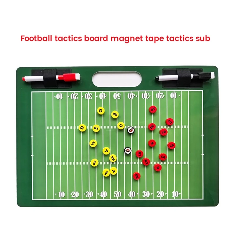 Football Coach Board Football Coach Clipboard Double Sided Coaching Board for Sport Strategizing Techniques Plays
