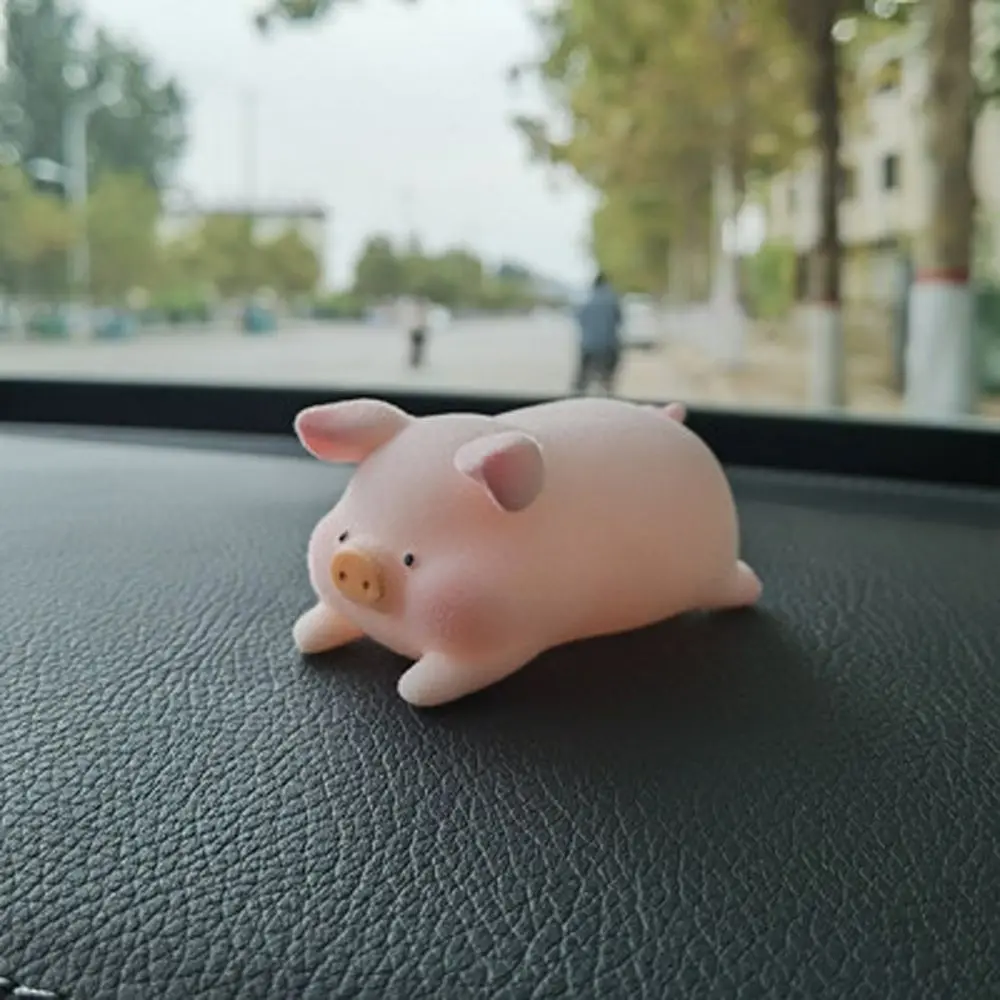 Showudesigns Cute Piggy Car Seat Covers Front Seats Only Pink Cars Seat Cushion Universal for SUV Sedan Women Girls Gifts 2 Piece