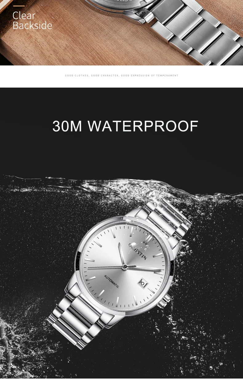 OCHSTIN Nuovo orologio da polso meccanico di lusso da uomo in acciaio inossidabile GMT Orologio da uomo automatico Hardlex di alta qualità Reloj Hombre 2022_voghion.com