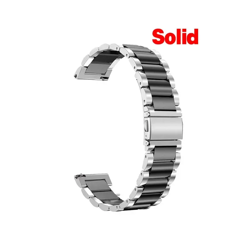 Elegant Stainless Steel Metal Watch Strap - 22MM Bracelet