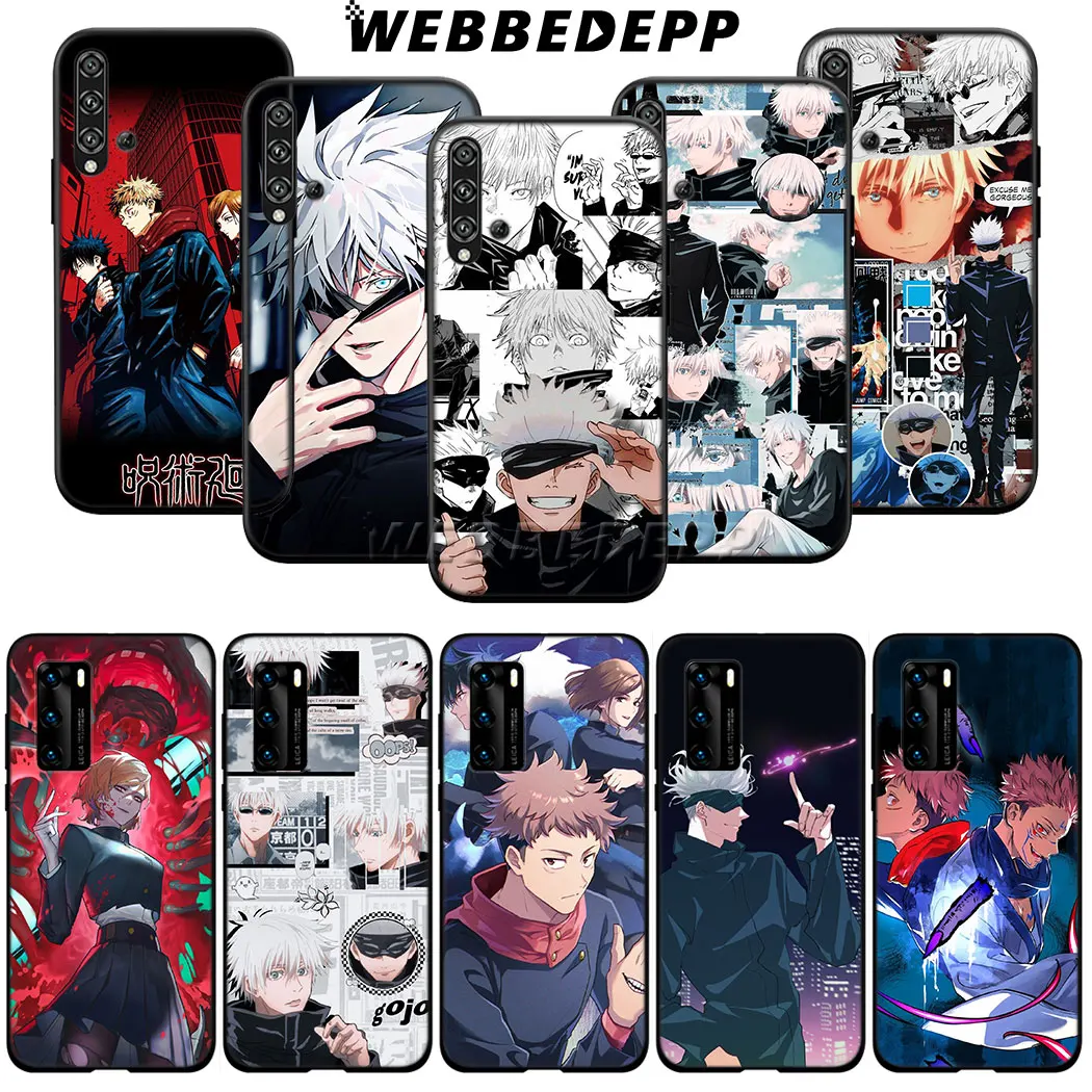 

Jujutsu Kaisen Anime Soft Silicone Case for Huawei Y6 Y7 Y9 Mate 10 20 Nova 2i 3 3i 4E 5T 7 SE Lite Pirme Pro