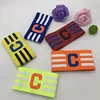 1 Pcs Football Match Captain C Word Mark Armband Paste Team Leader C Word Nylon Flexible For Soccer Sports Accessories Unisex 5