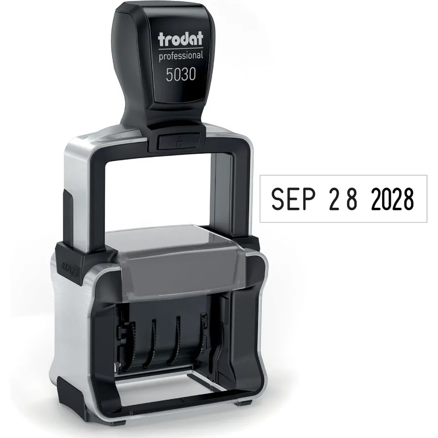 Professional Self Inking Date Stamp 5030 Black